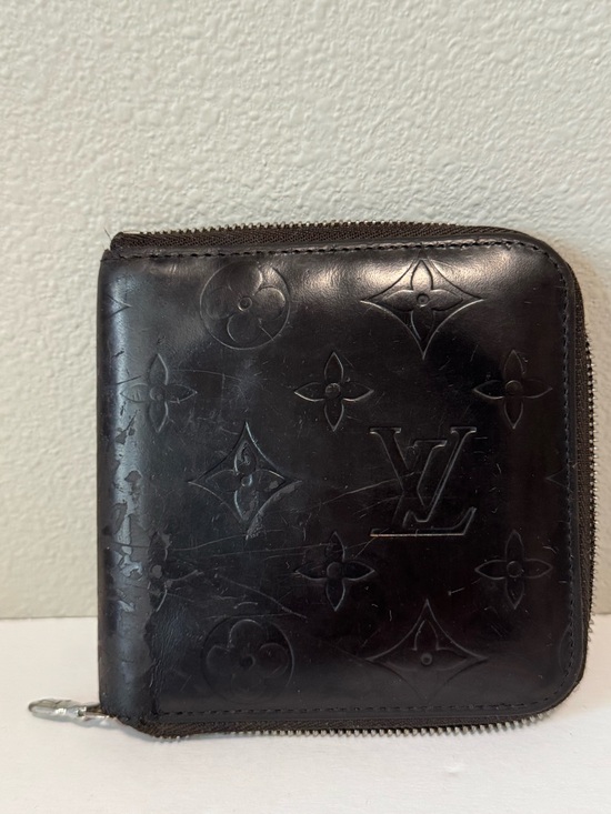 Louis Vuitton Other - Authentic Louis Vuitton Matte Vernis leather Zip Compact Wallet